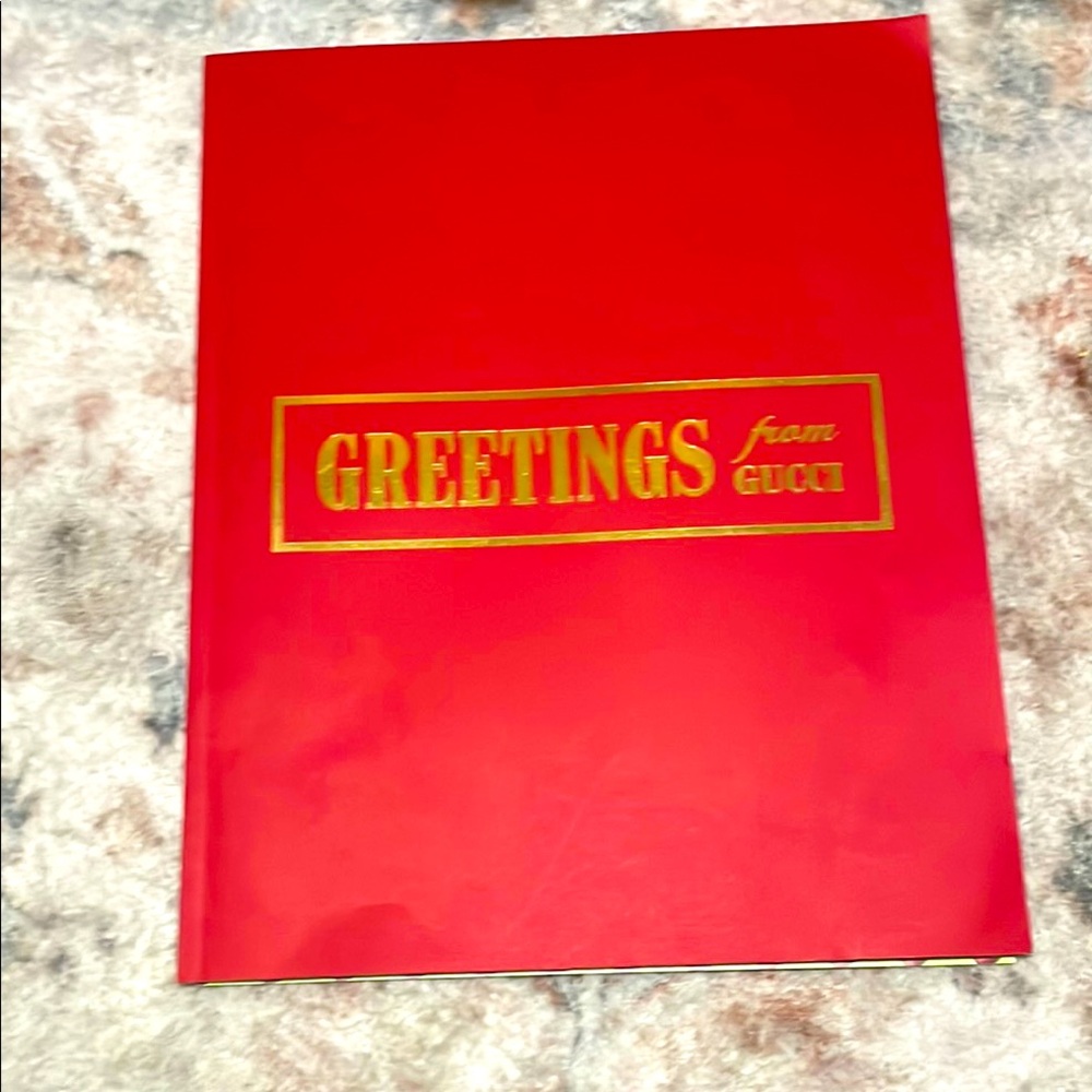 Gucci Ltd. Wrapping Book, 10 sheets of Gucci paper each sheet is  29”x 21”